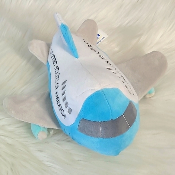 United States Of America Presidents Plane Plush Airplane Stuffed Soft Toy Jet 9" - Picture 12 of 17